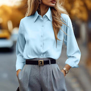 Springautumn Long-sleeve Western-style Womens Shirt