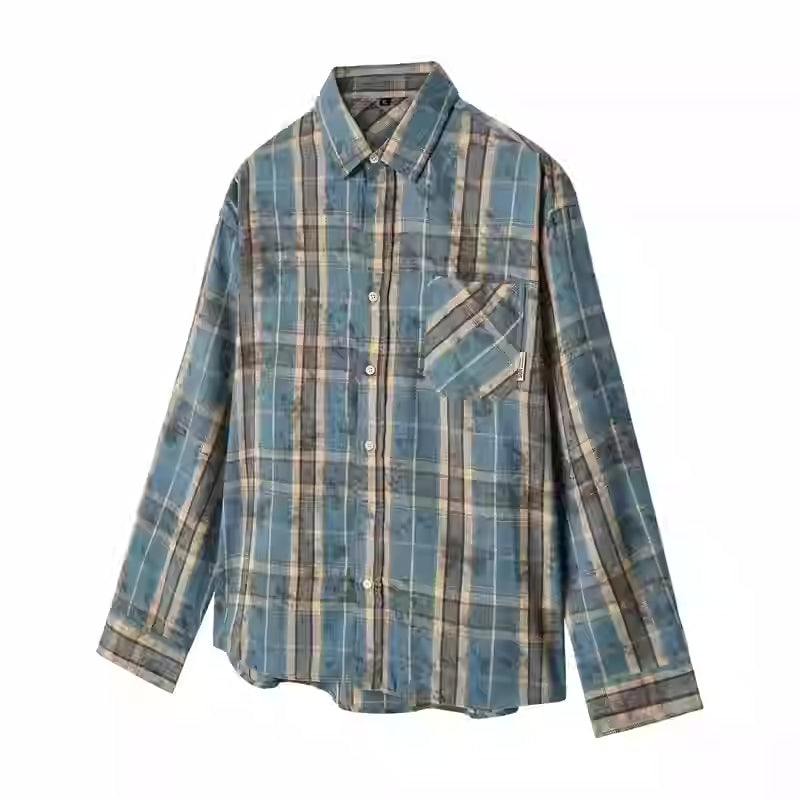 Plaid Shirt For Women Spring And Autumn