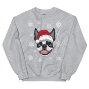 Festive Boston Terrier Christmas Movie Sweatshirt