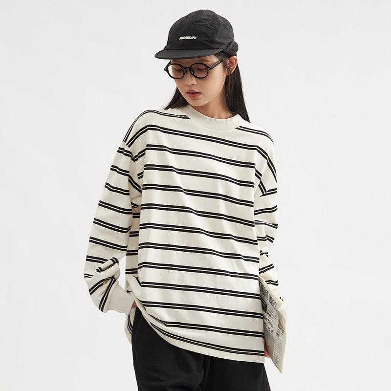 Cozy Cotton Loose Couple Pullover Sweatshirt