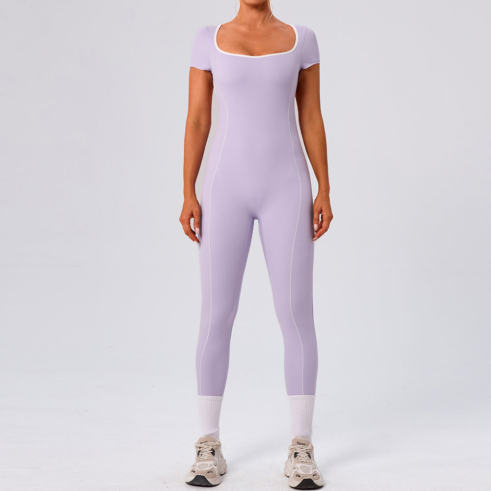 Women's Slim-Fit Hollow-Out Yoga Jumpsuit
