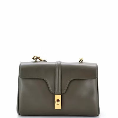 Soft 16‑Inch Smooth Calfskin Bag for Teens