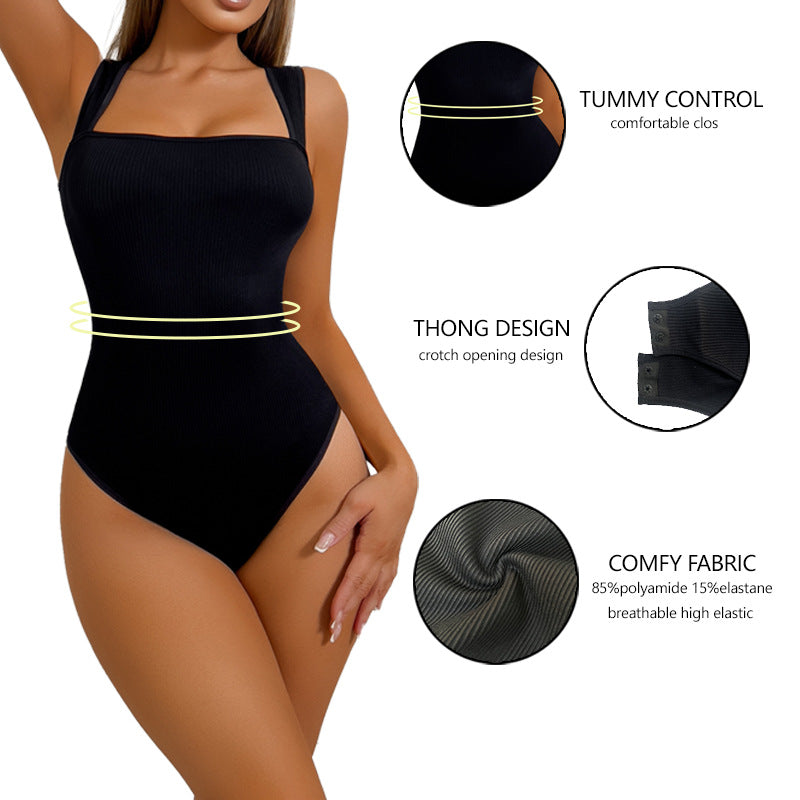 Seamless One-Piece Body Shaper & Tummy Control Vest