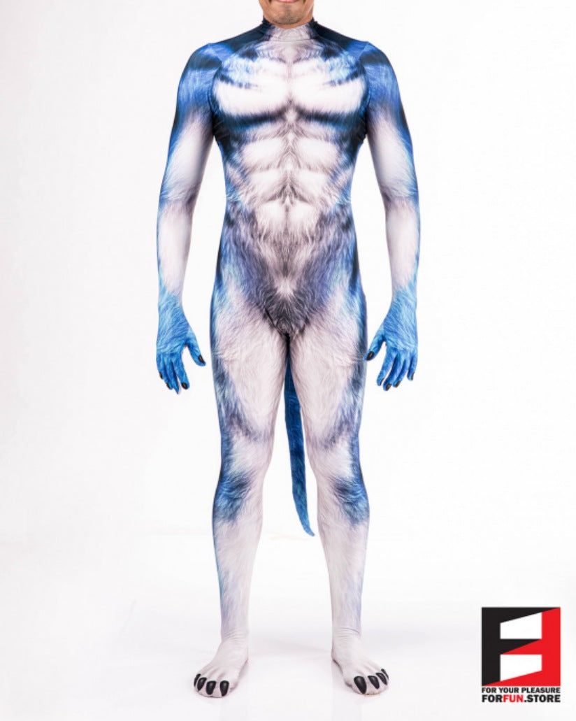 3D Printed Animal Couple Performance One-piece Tights