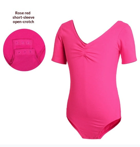 Kids' Long-Sleeve Ballet & Dance Leotard for Practice
