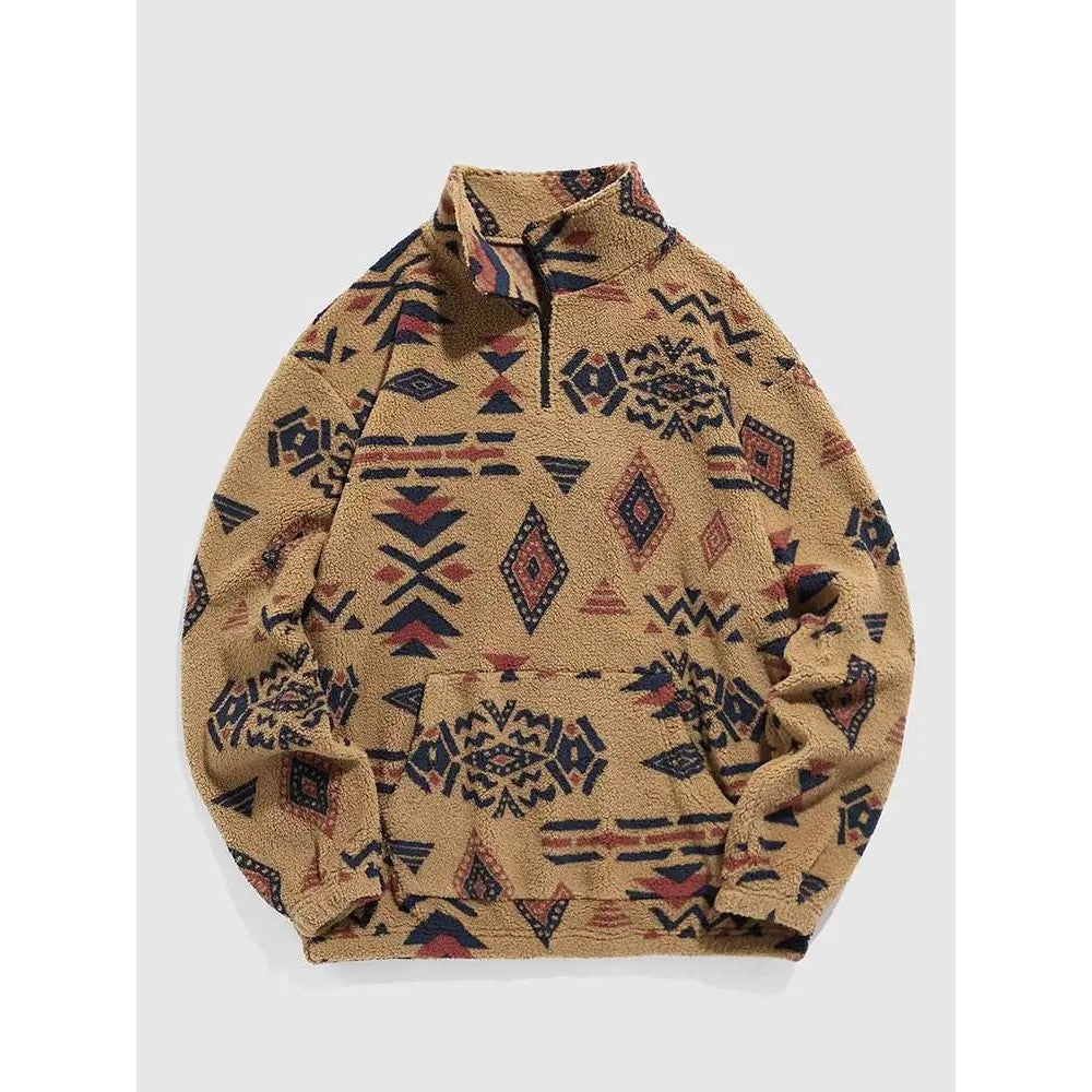 Men's Cozy Fleece Zip-Up Sweatshirt