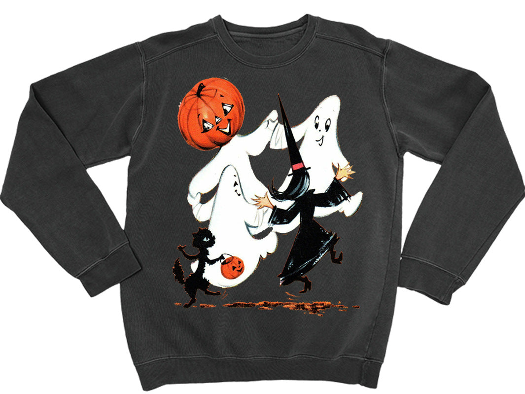 Women's Casual Halloween Graphic Print Sweatshirt