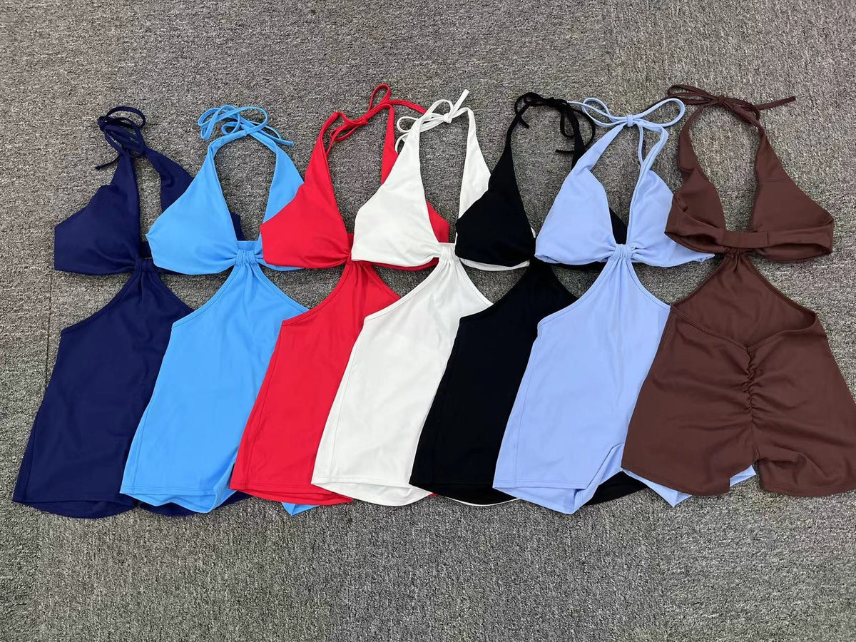 Seamless Two-Piece Fitness Yoga Jumpsuit for Workout