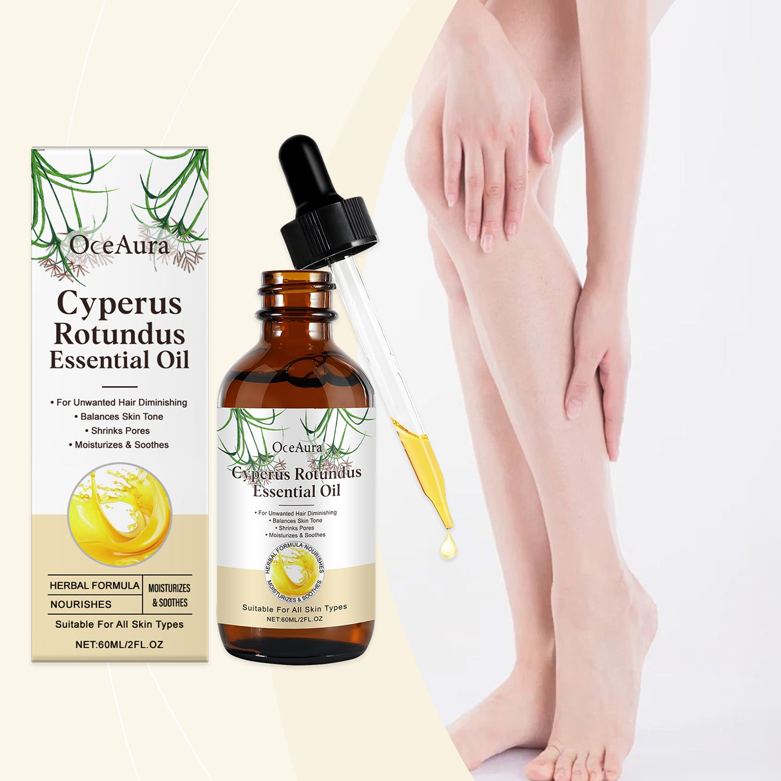 Natural Hair Removal Oil