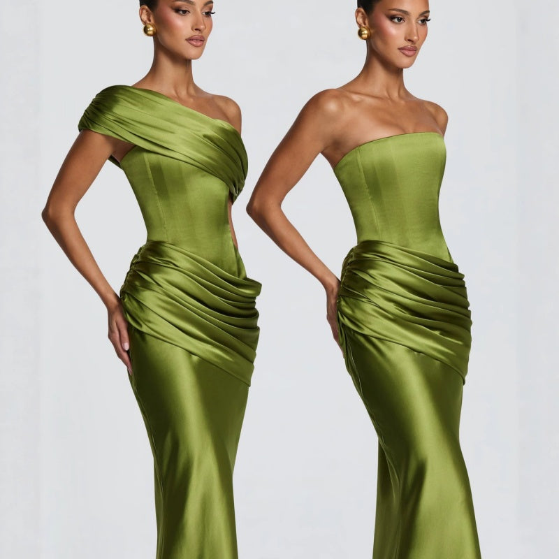 Lady's Powerful Hourglass-shaped Fish-tail Long Dress