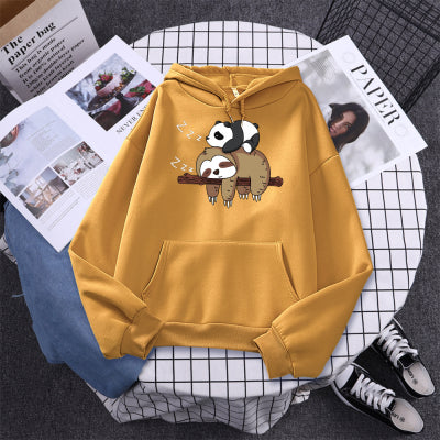 Cozy Anime Print Long Sleeve Casual Pullover Sweatshirt