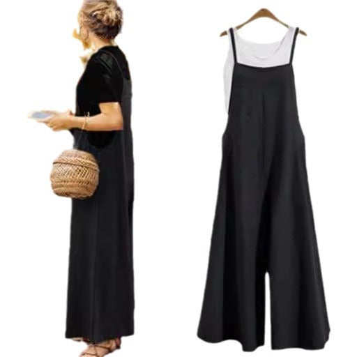 Women's Casual Minimalist Strap Jumpsuit