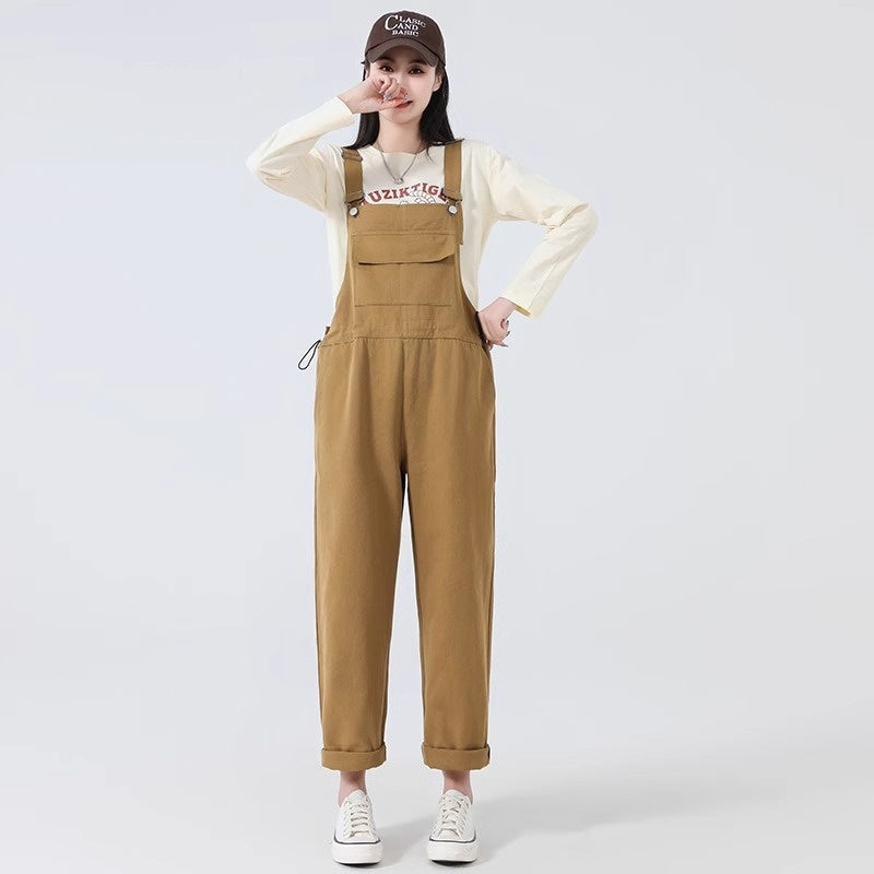 Stylish Denim Maternity Overalls for Expecting Mothers