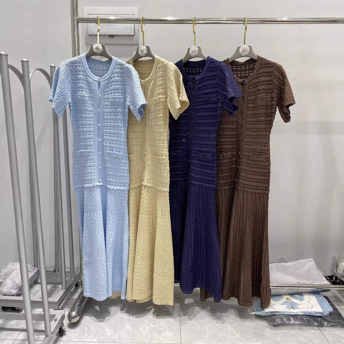 Fashionable Niche-style New Over-the-knee Dress