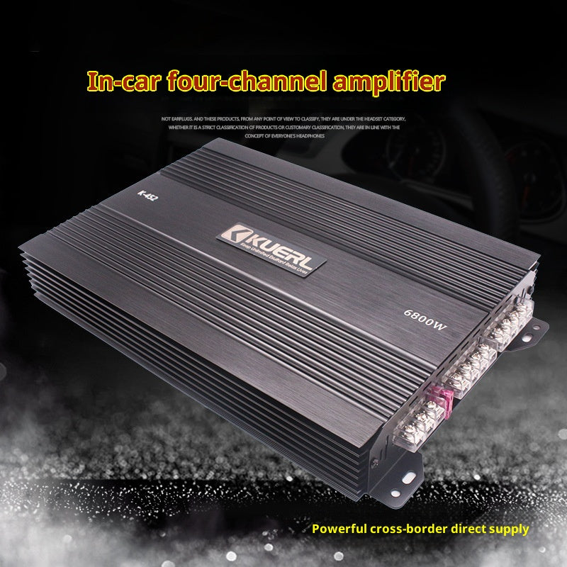 High-Power 12V Car Amplifier for Enhanced Sound