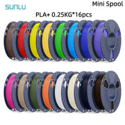 PLA Plus Multi-Color 3D Printing Filament Set, 1.75mm, 8.82lb Total