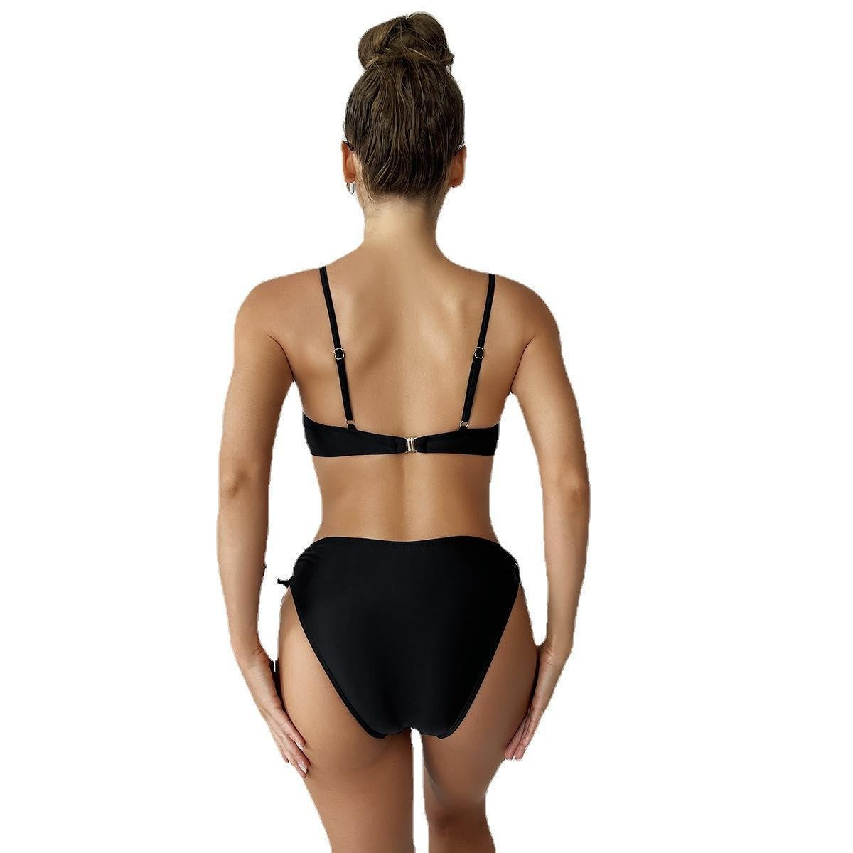 One-piece Backless Bronzing Swimsuit