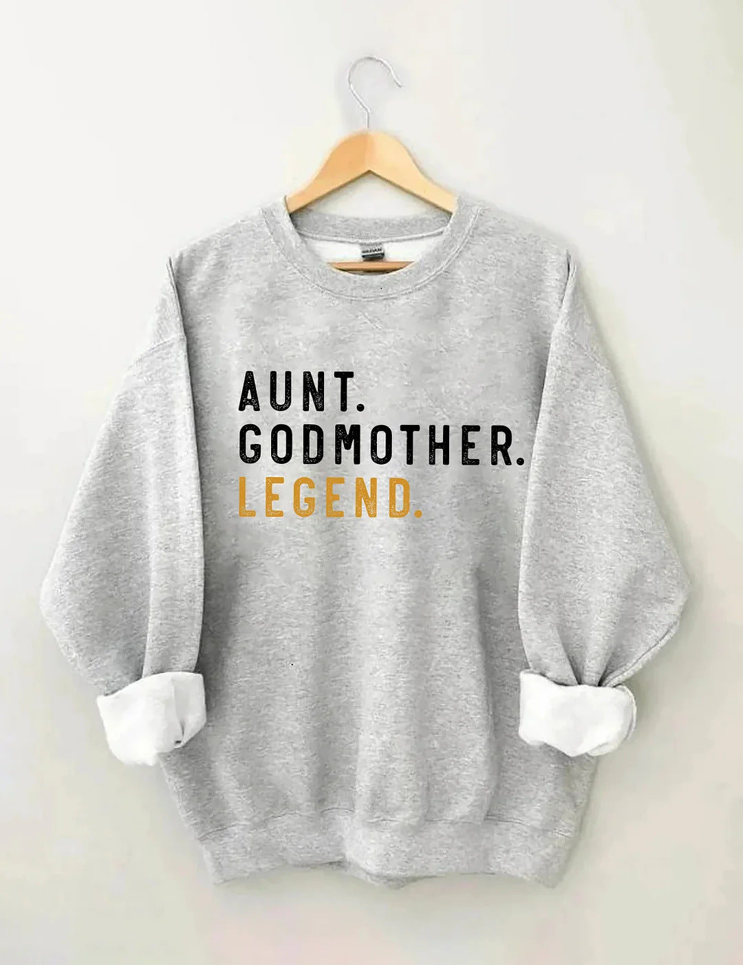 Chic Letter Print Off-Shoulder Pullover Sweater