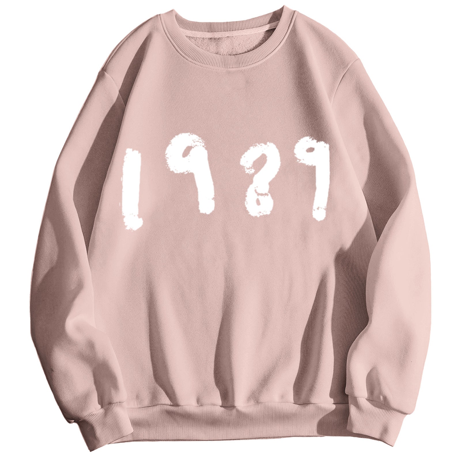Women's 1989 Casual Long Sleeve Loose Round Neck Sweater