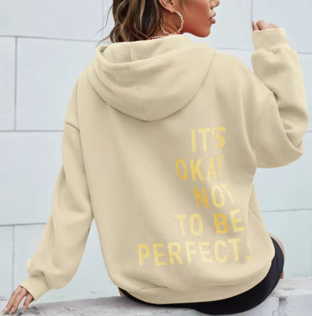 Women's Letter Print Casual Long Sleeve Sweatshirt