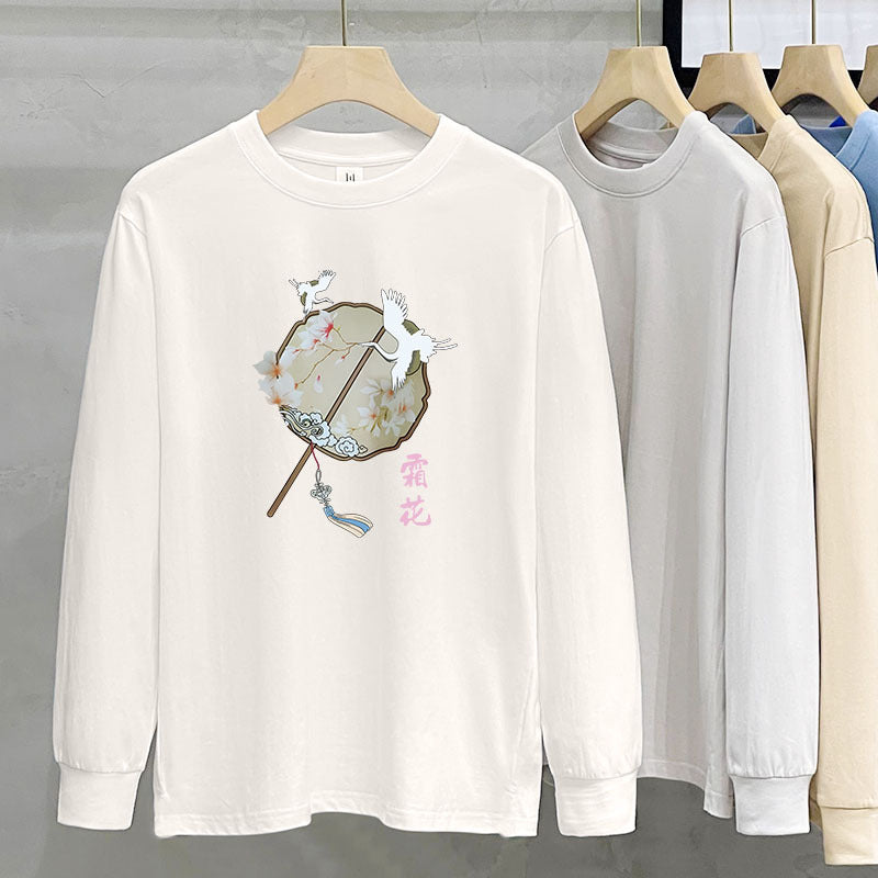 Women's 230g Heavy Cotton Long-Sleeve Tee
