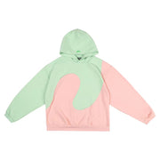 Personalized Patchwork Hooded Sweater For Men