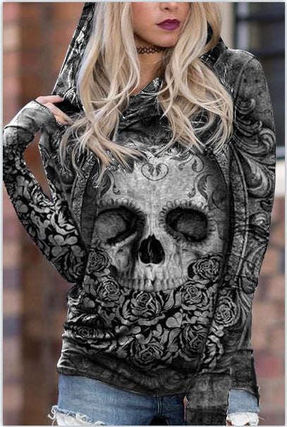 Plus Size Retro Plaid Digital Print Casual Pullover