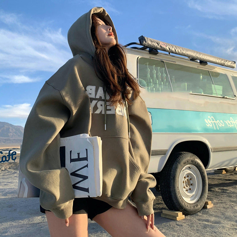 Chic Designer Hooded Sweatshirt for Women