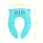 Portable Folding Travel Toilet Seat with Non‑Slip Pad – Washable Potty Training Ring for Toddlers