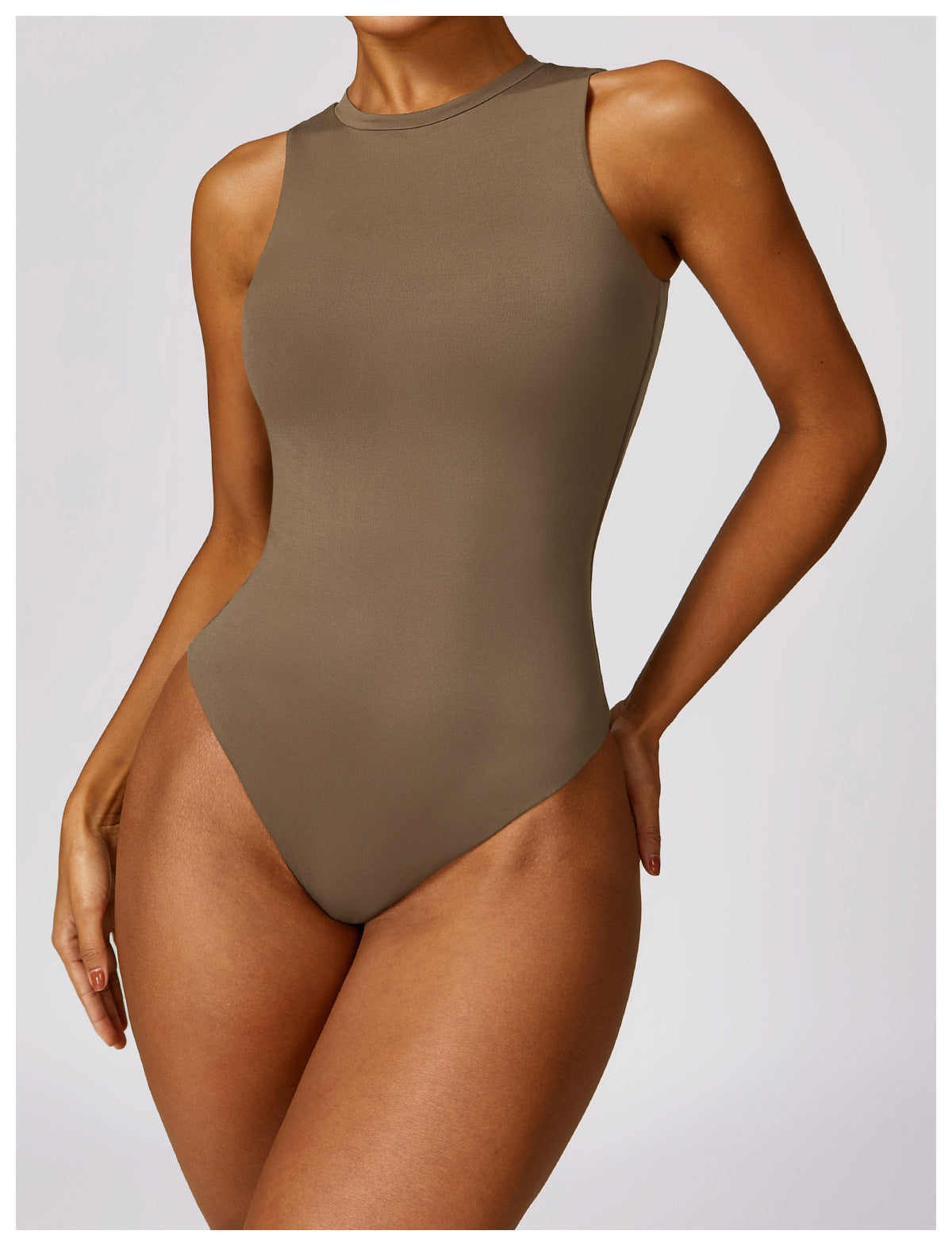 Nude Feel Tight Yoga Jumpsuit Bottoming Slimming
