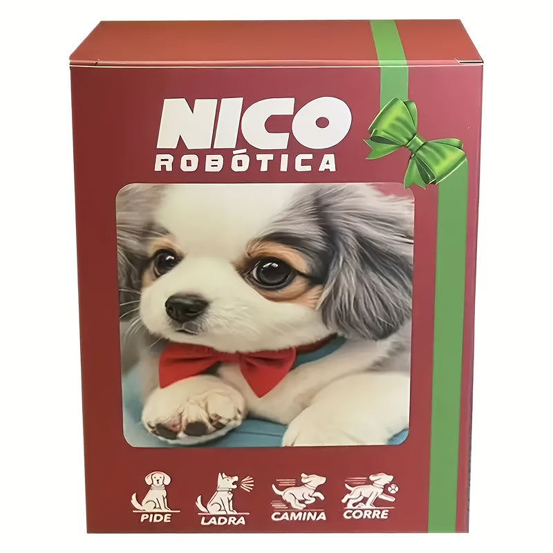2025 New Robot Dog, Robot Puppy That Acts Like A Real Puppy, - My Realistic Robotic Puppy, Dog Robot for Children, Robot Dog - Walking, Barking, Tail Wagging, Gift a Towing Rope, Birthday Gift