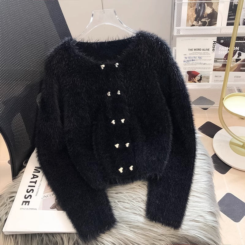 Knitted Cardigan Sweater Coat for Women
