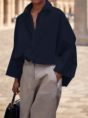 Women's French Solid Color Long Sleeve