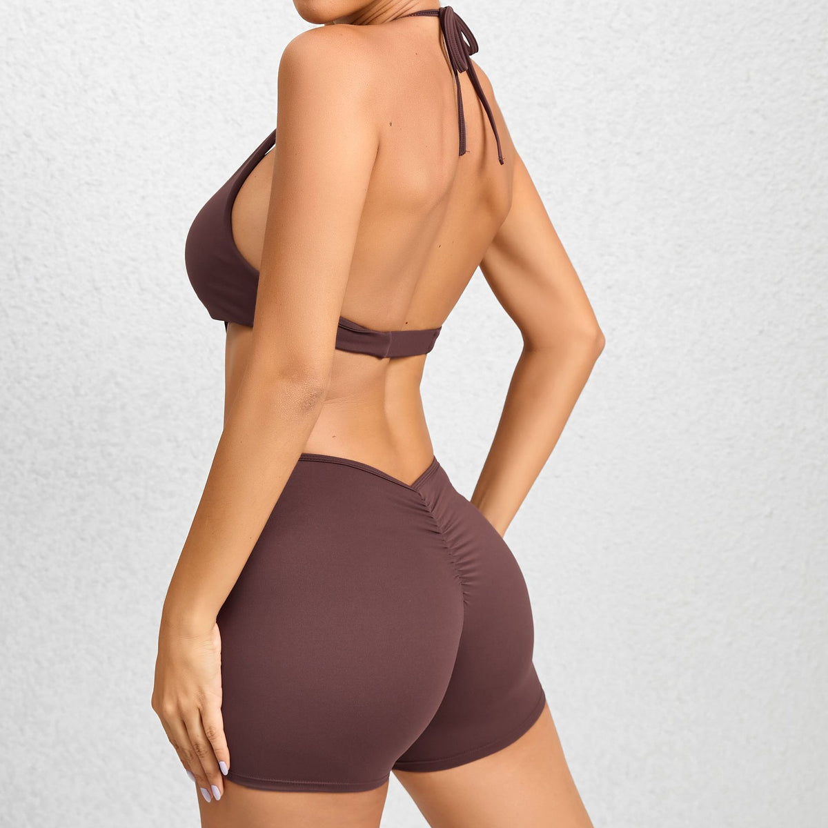 Seamless Two-Piece Fitness Yoga Jumpsuit for Workout