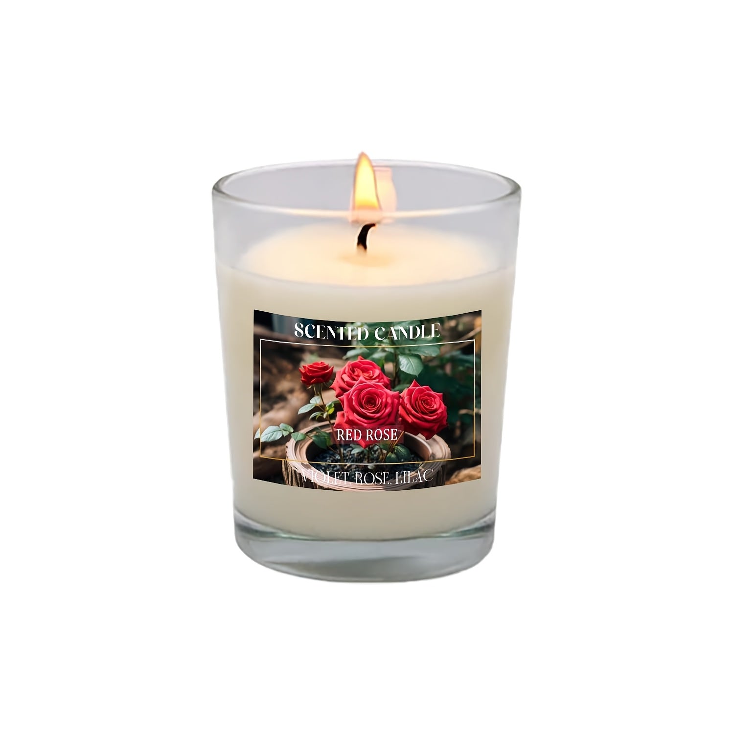 Holiday Scented Candle Gift Set – Long‑Lasting Soy Candles with Rose, Lemon, Sandalwood, Vanilla, Lavender, and Gardenia Scents