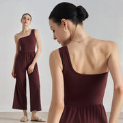 High-Stretch Active Yoga Jumpsuit for Women