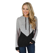 Women's Colorblock Patchwork Cotton Pullover Sweater