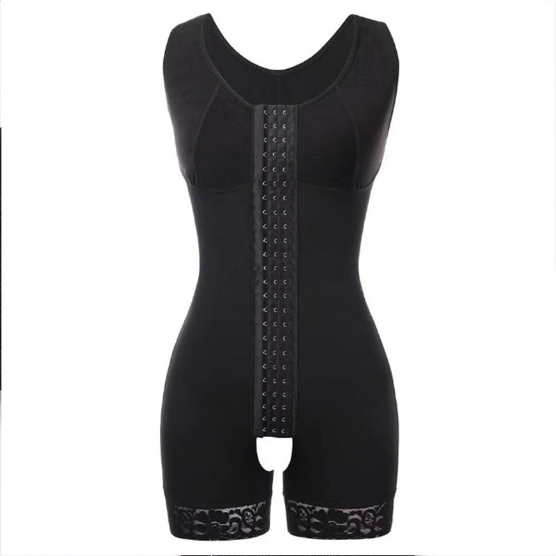 Breasted Lace Body Support Chest And Belly Contracting Corset