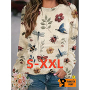 Plus Size Tie-Dye Autumn Sweater for Women