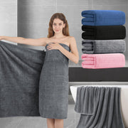 Soft Bath Towel 4pcs Ultra Soft Extra Large Bath Sheet | 35"x70" Inch Oversized Bath Towel Set, Premium Microfiber Bathroom Towel Set Highly Absorbent Quick Dry Shower Towel for Bathroom, Hotel, Spa