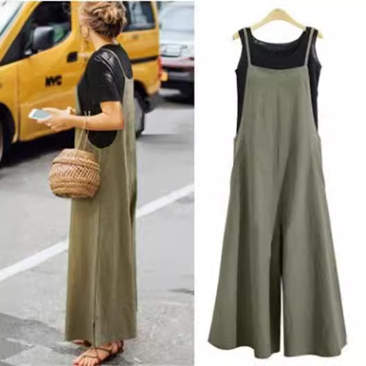 Women's Casual Minimalist Strap Jumpsuit