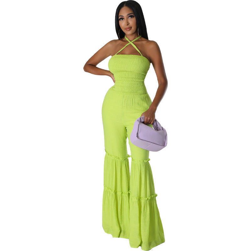 European And American Women's Clothing Trousers Jumpsuit