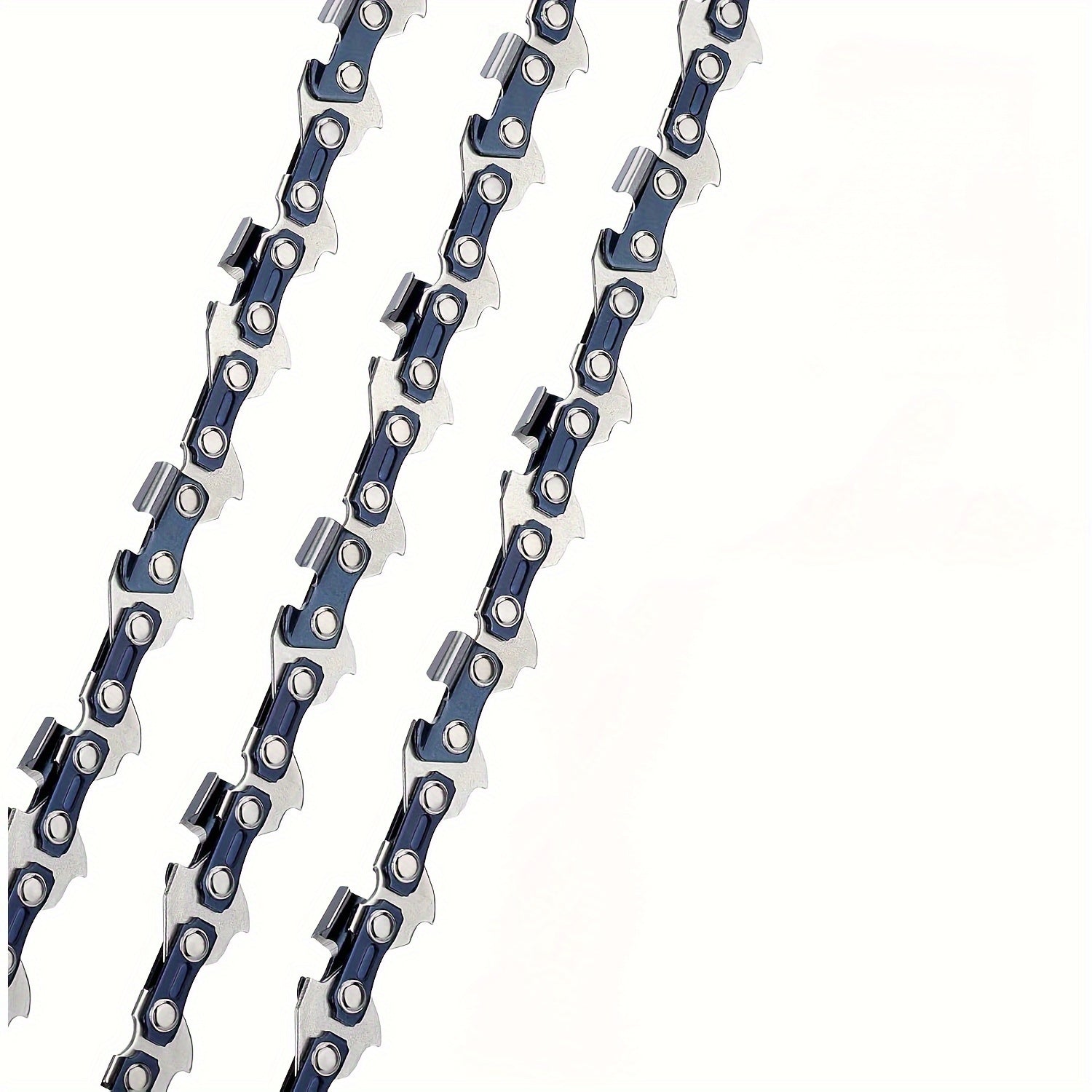 Pack of 3 × 25 cm Low‑Recoil Saw Chains – 3/8" Pitch, 1.1 mm Link, Compatible with Makita, Husqvarna, Oregon and More