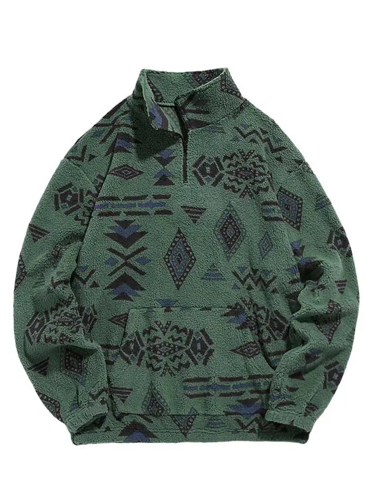 Men's Cozy Fleece Zip-Up Sweatshirt