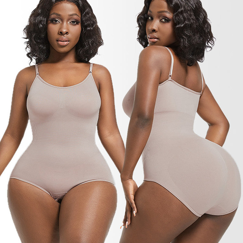 Plus Size Seamless Body Shaping Jumpsuit