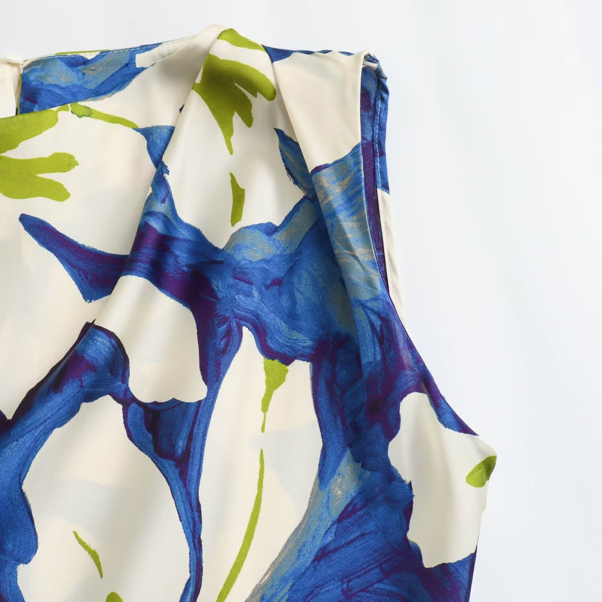 European And American Style Fashion Flower Printing Casual Jumpsuit
