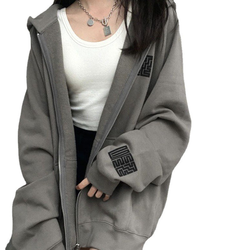 Retro Loose Hong Kong Style Plus Size Coat