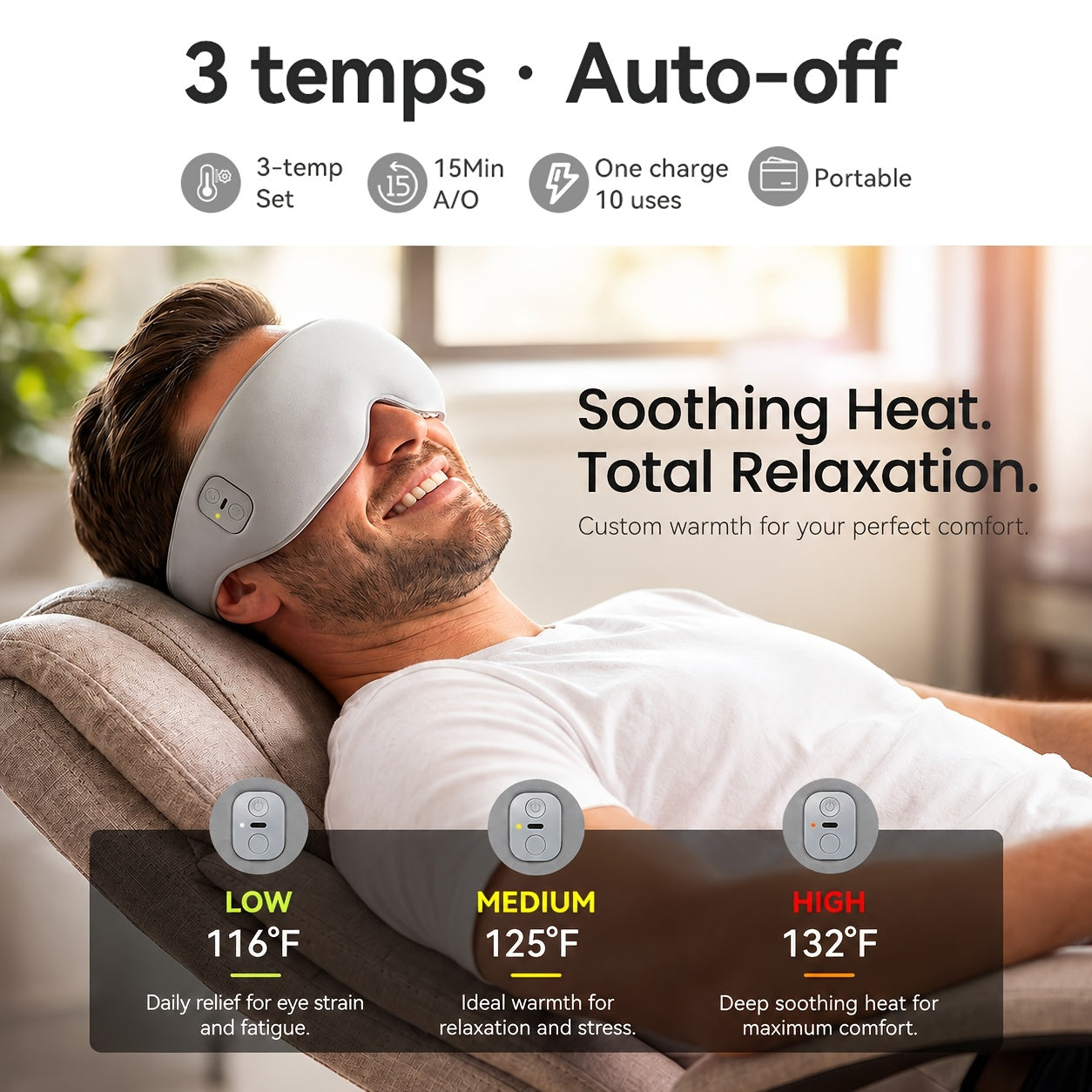 Heated Electric Eye Mask with Aroma Seasoning