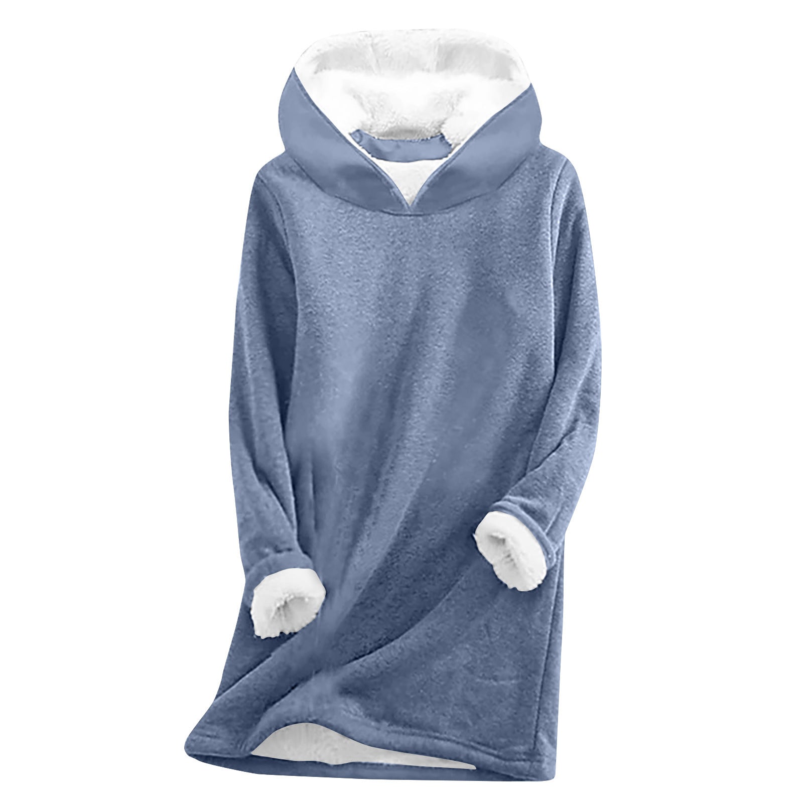 Women's Fleece Lined Casual Long Sleeve Sweatshirt