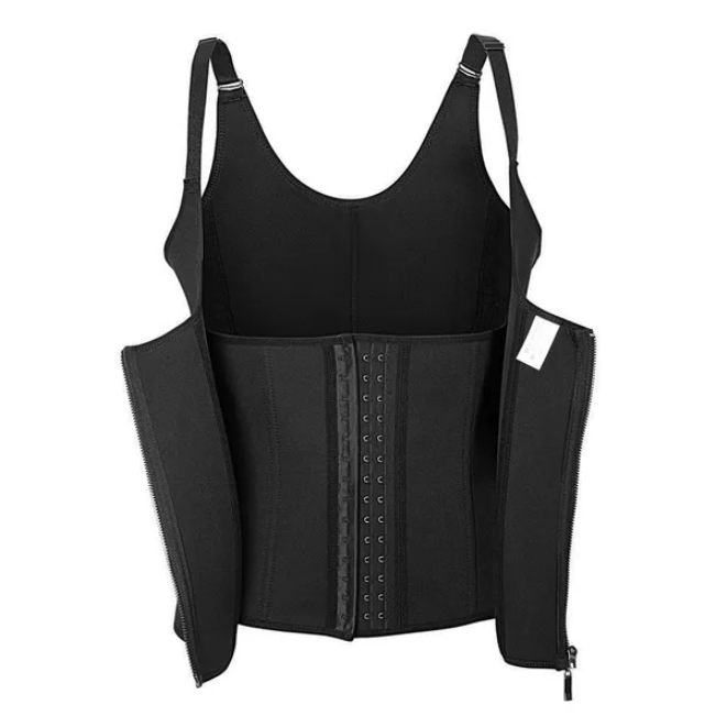 Zippered Waist Trainer & Tummy Control Body Shaper Corset